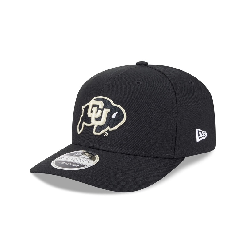Colorado Buffaloes Black Team 9SEVENTY Stretch-Snap Hat One Size