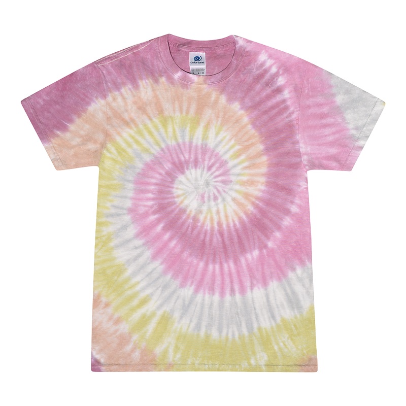 Colortone 1000 Multi-Color Tie-Dyed T-Shirt – Desert Rose Desert Rose S