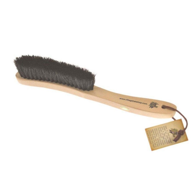Dark Felt Hat Brush BLACK ONE SIZE