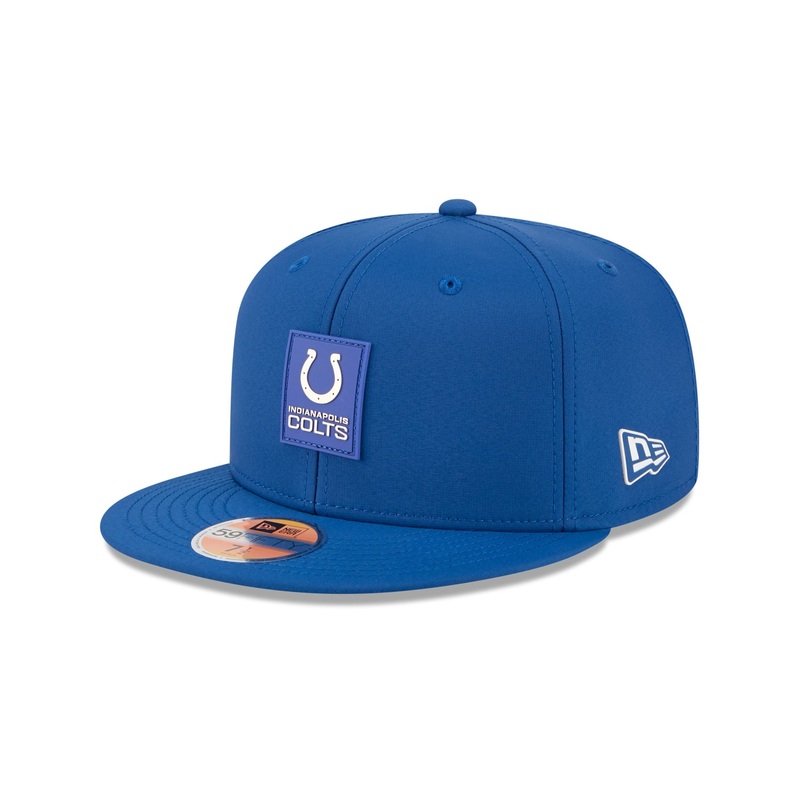 Indianapolis Colts 2025 Sideline Hot Weather 59FIFTY Fitted Hat 7