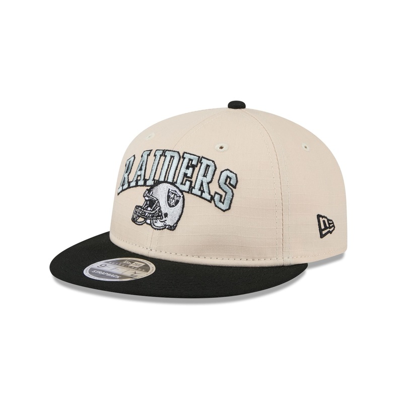Las Vegas Raiders Historic Helmet Retro Crown 9FIFTY Snapback Hat One Size