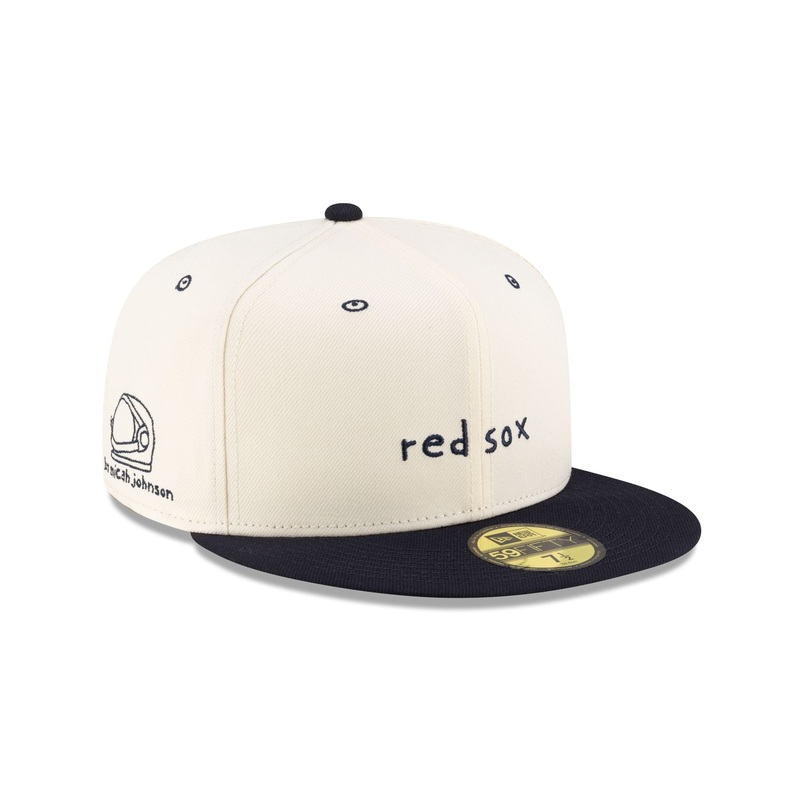 Micah Johnson x Boston Red Sox Script 59FIFTY Fitted Hat 7