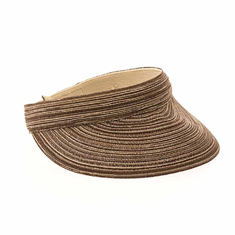 Multitone Polybraid Sun Visor – Boardwalk Style Brown