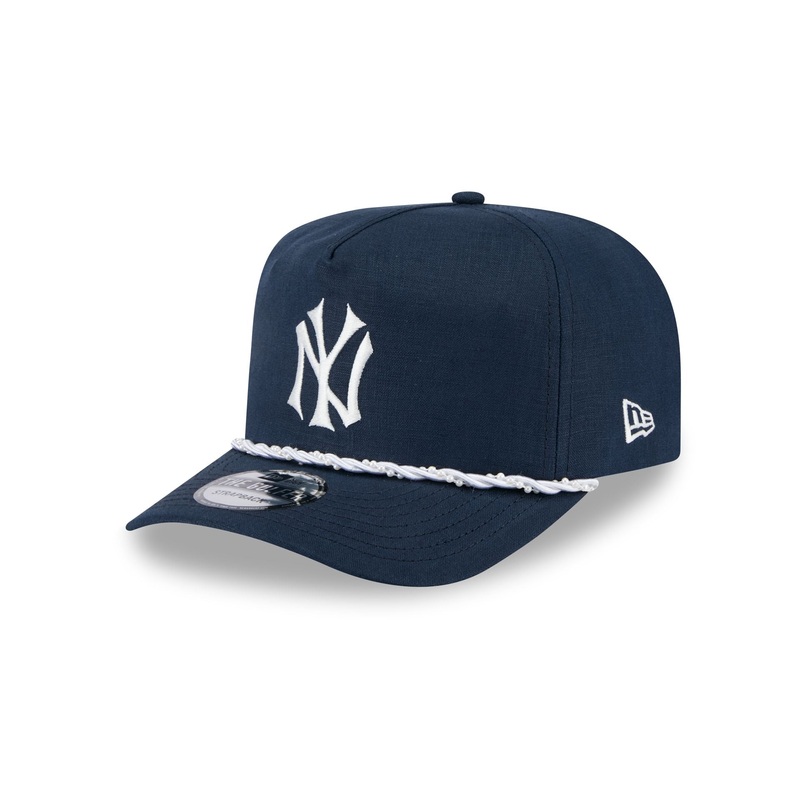 New York Yankees Pearl Rope Golfer Hat One Size