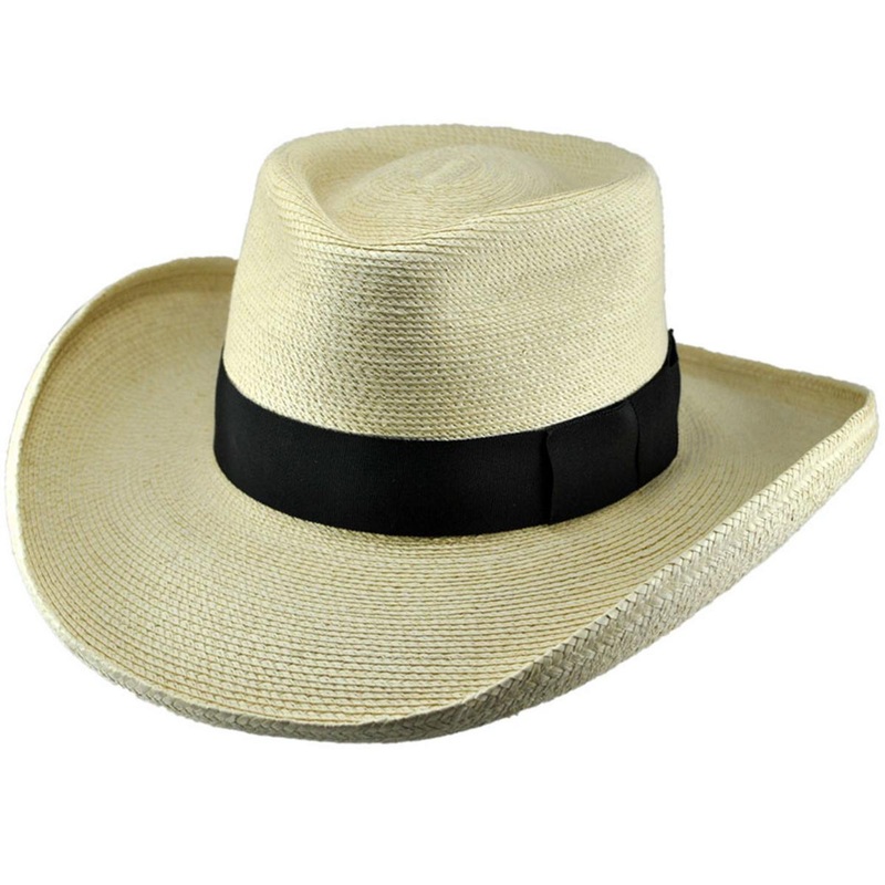 Plantation Guatemalan Fine Palm Leaf Straw Hat NATURAL 6 7/8