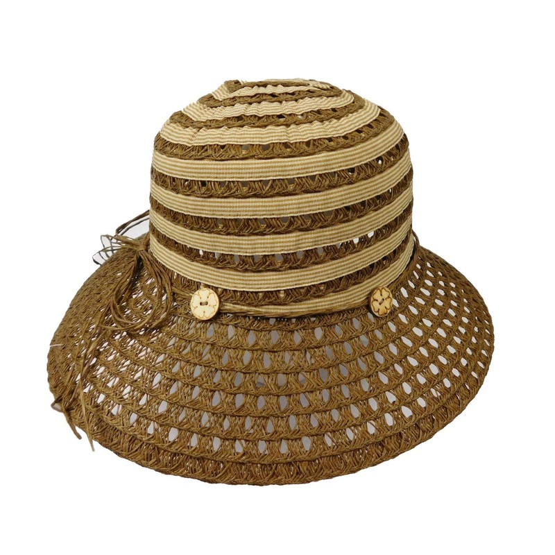 Ribbon and Toyo Bucket Hat