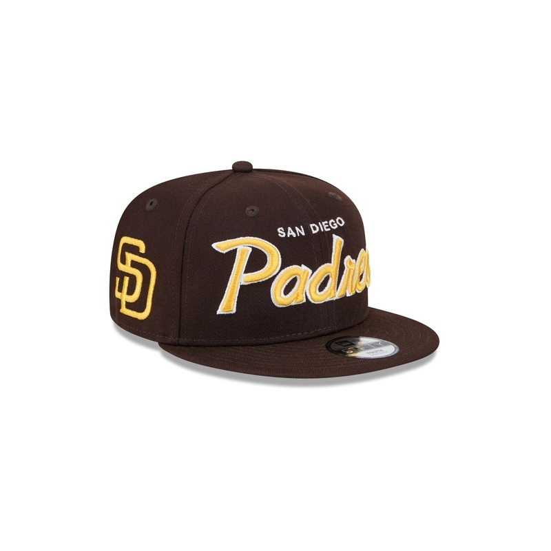 San Diego Padres Script Kids 9FIFTY Snapback Hat One Size