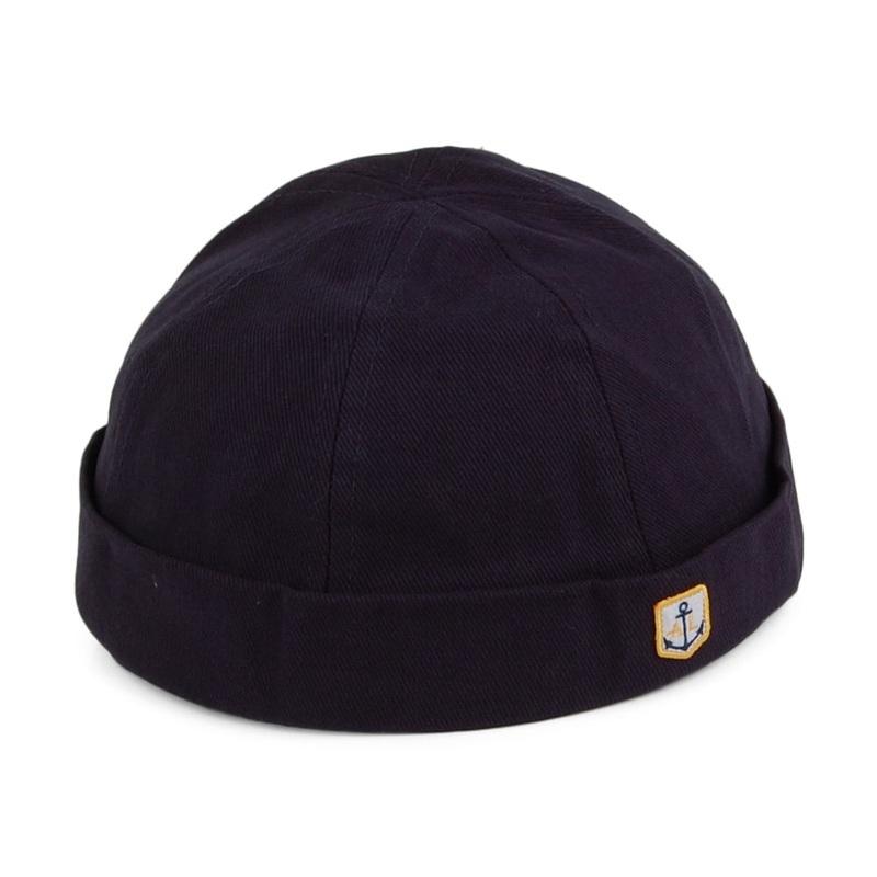Armor Lux Miki Summer Cotton Beanie Hat – Navy Blue Adjustable