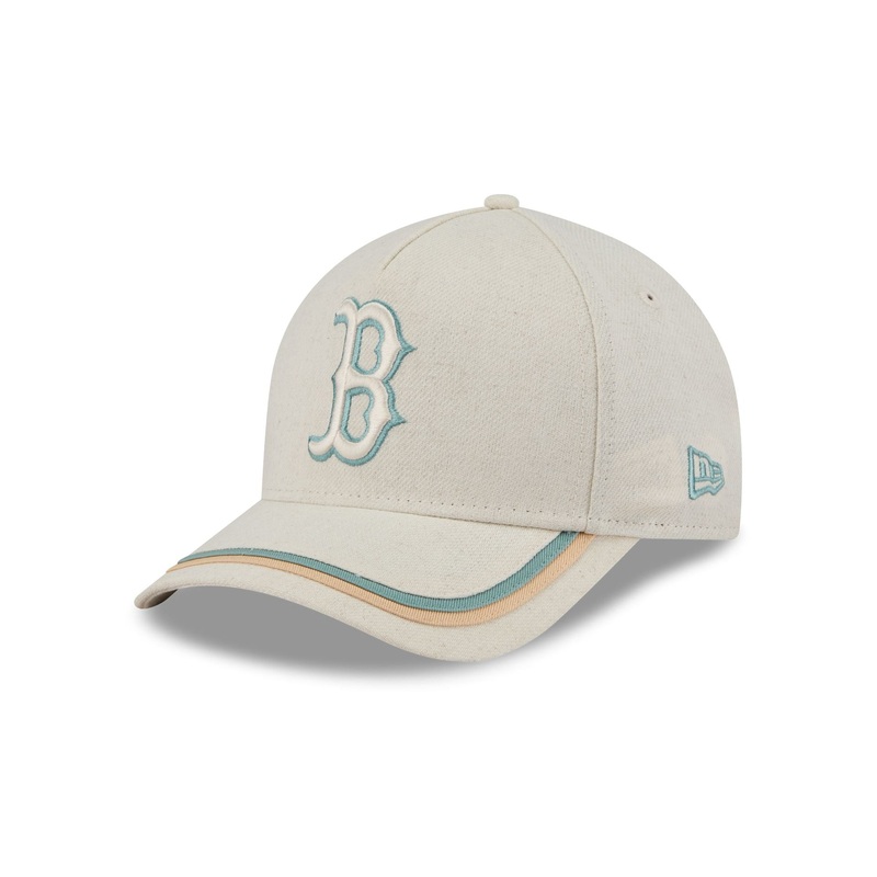 Boston Red Sox Neutral Hemp 9FORTY M-Crown A-Frame Adjustable Hat One Size