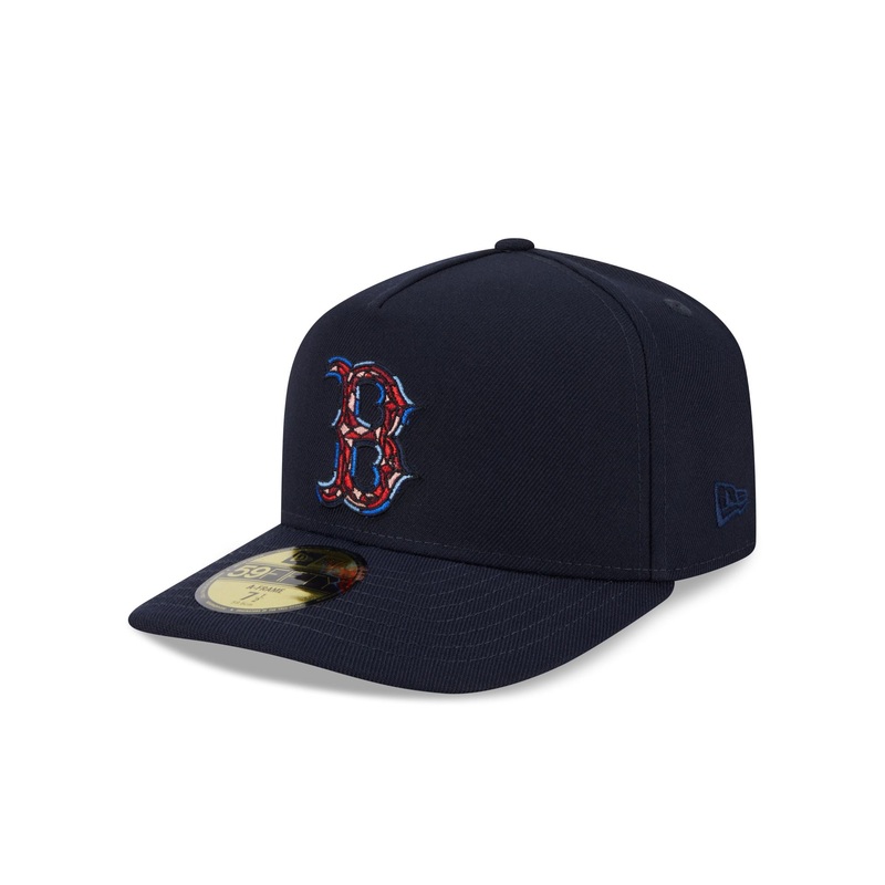Boston Red Sox Stained Glass 59FIFTY A-Frame Fitted Hat 7