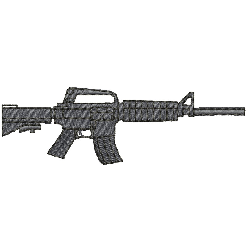 CAR-15 Rifle Symbol Default Title One Size