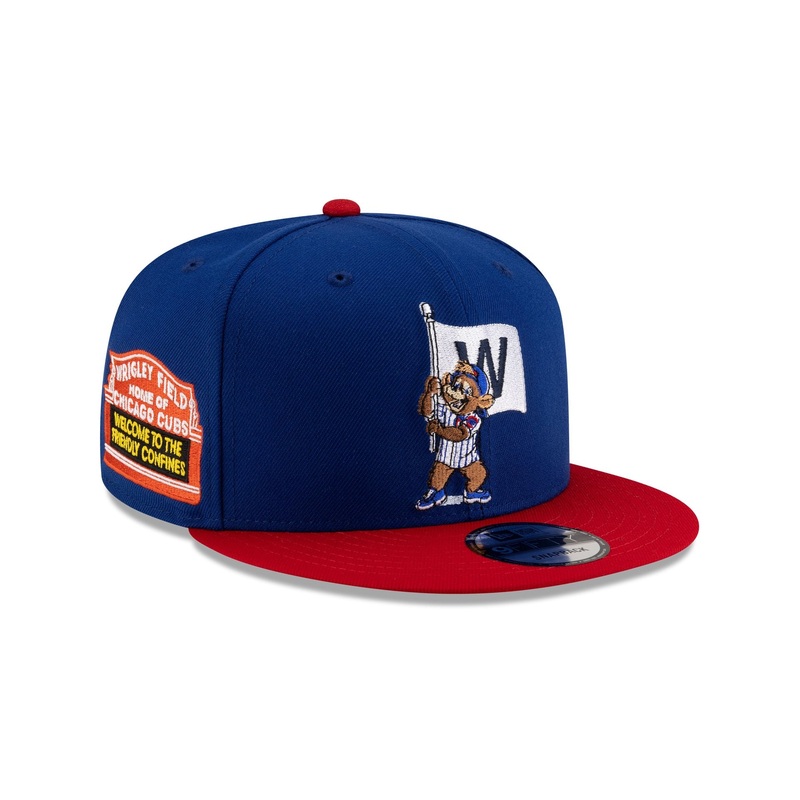 Chicago Cubs Mascot Blue 9FIFTY Snapback Hat One Size