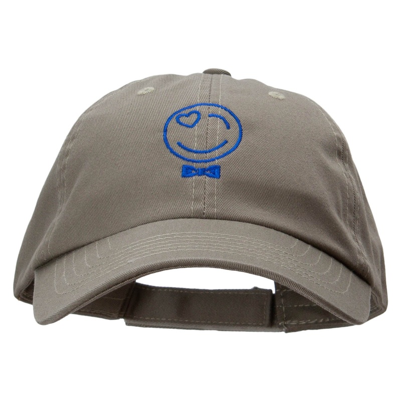 Gentleman’s Smile Low Profile Velcro Strap Washed Cap Olive One Size