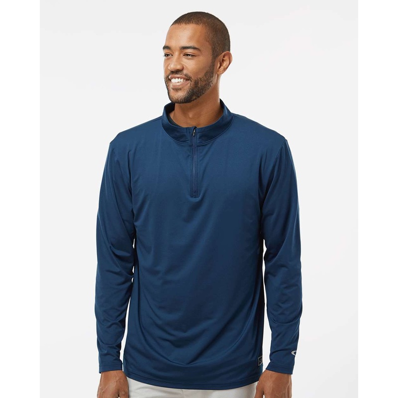Oakley FOA402997 Team Issue Podium Quarter-Zip Pullover Blackout S