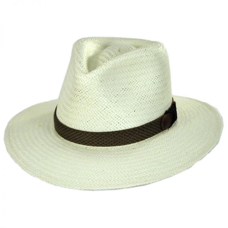 Oswego Raindura Straw Outback Hat NATURAL S