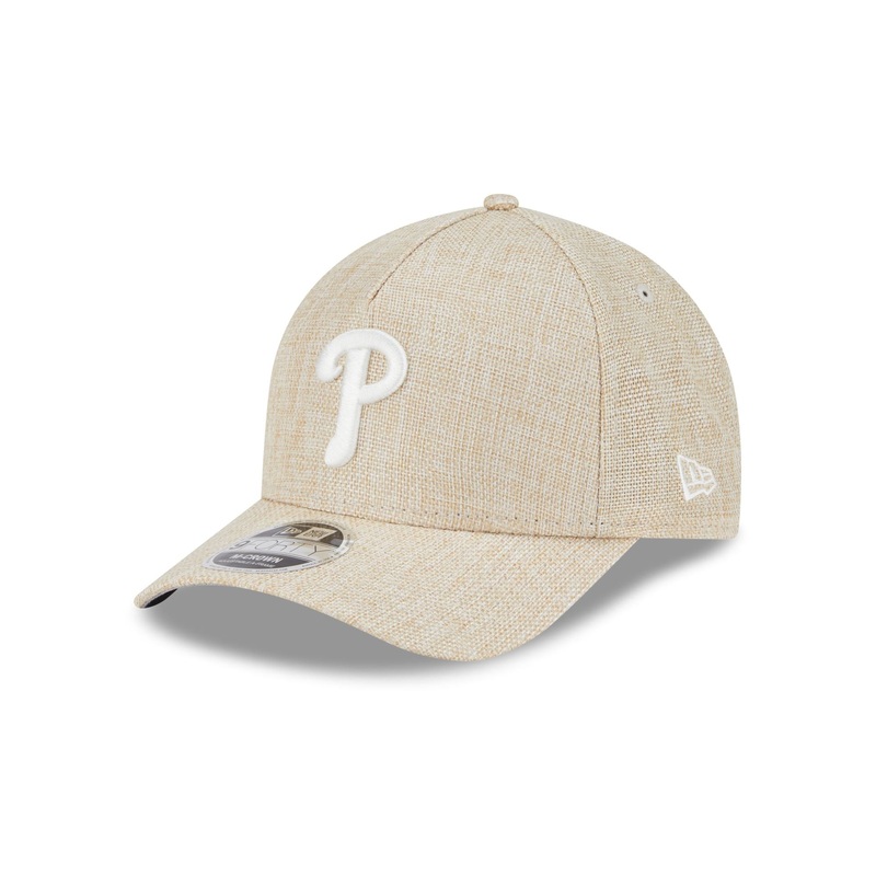 Philadelphia Phillies Cotton Weave Stone 9FORTY M-Crown A-Frame Snapback Hat One Size