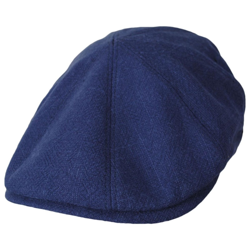 Rankin Rayon 8 Panel Flat Cap NAVY S