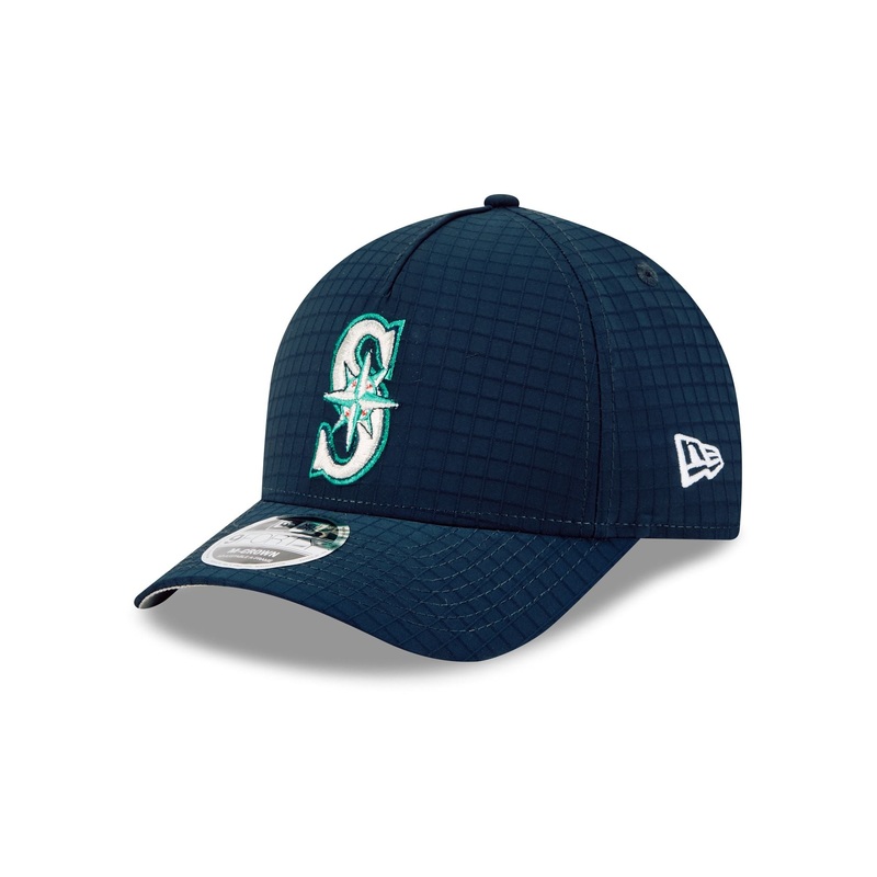 Seattle Mariners Ripstop 9FORTY M-Crown A-Frame Snapback Hat One Size
