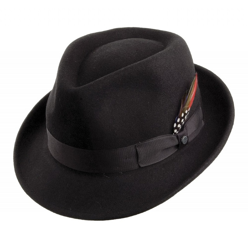 Stetson Hats Elkader Crushable Trilby Hat – Black S