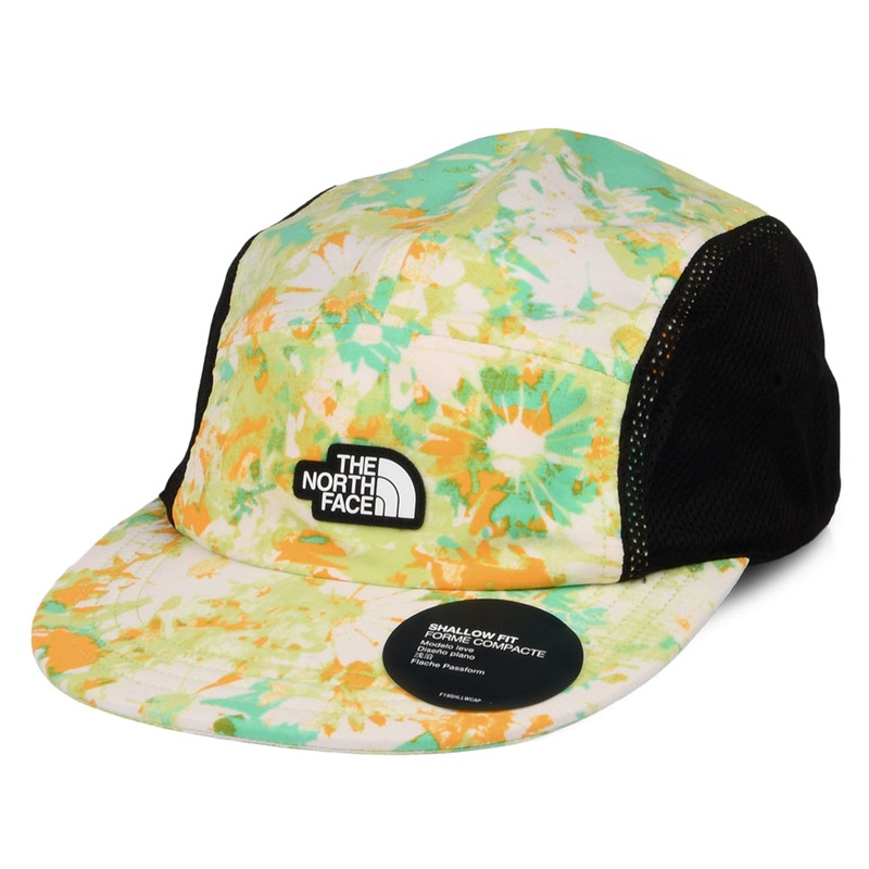 The North Face Hats Class V Camp 5 Panel Cap – Yellow-Black-Multi Adjustable