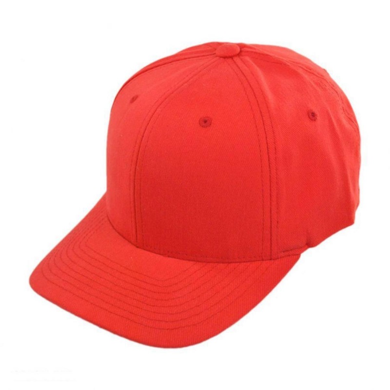 TY Cotton Twill MidPro Flexfit Fitted Baseball Cap RED L/XL
