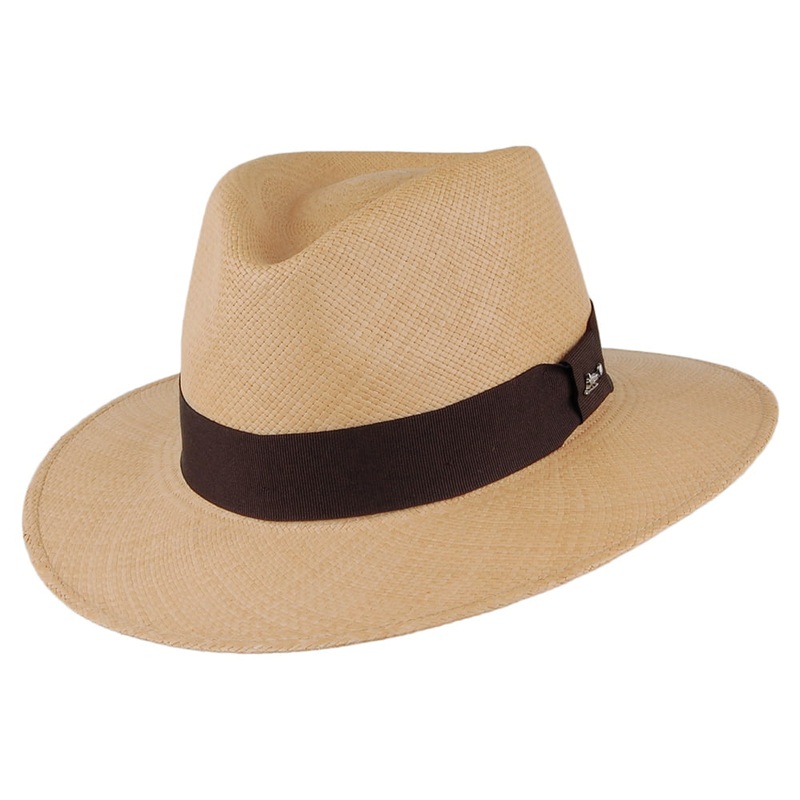 Whiteley Hats Hamilton Panama Fedora Hat – Caramel S