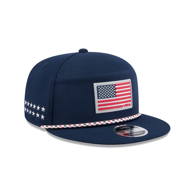 2025 Ryder Cup Team USA Flag Split Panel 9FIFTY Snapback Hat One Size