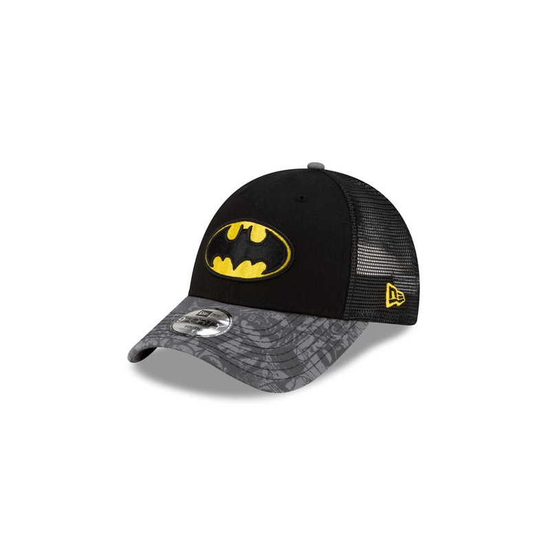 Batman Kids Black 9FORTY Trucker Hat Youth