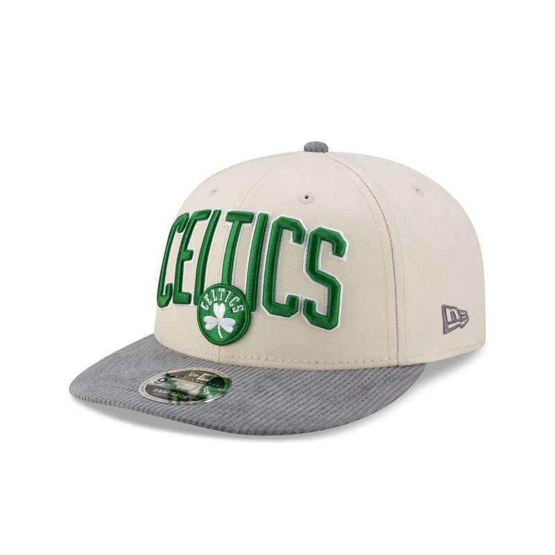 Boston Celtics Cord Visor 9FIFTY Snapback Hat One Size