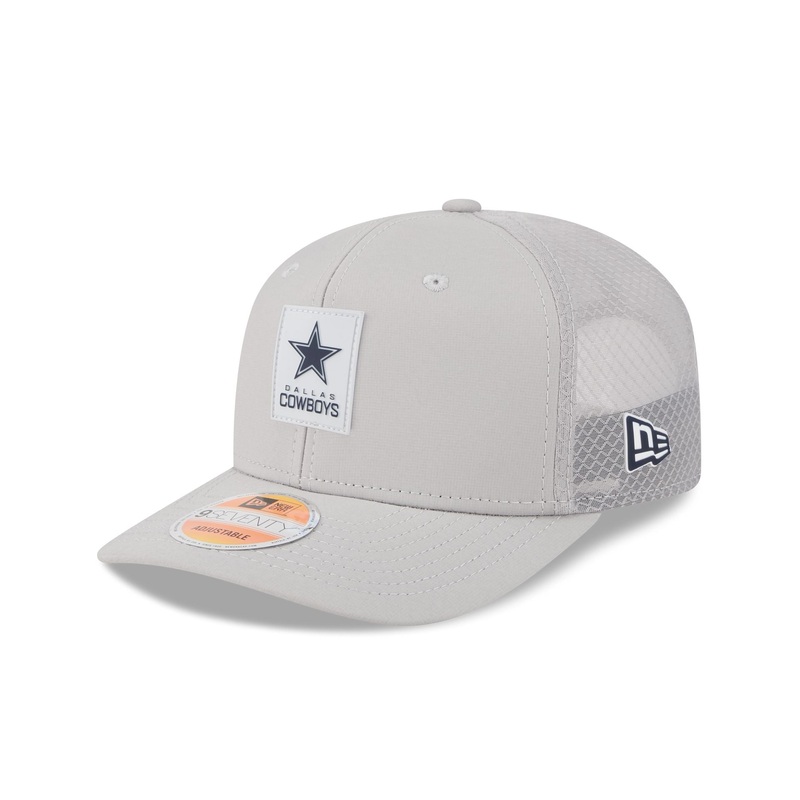 Dallas Cowboys 2025 Sideline Hot Weather Gray 9SEVENTY Trucker Hat One Size