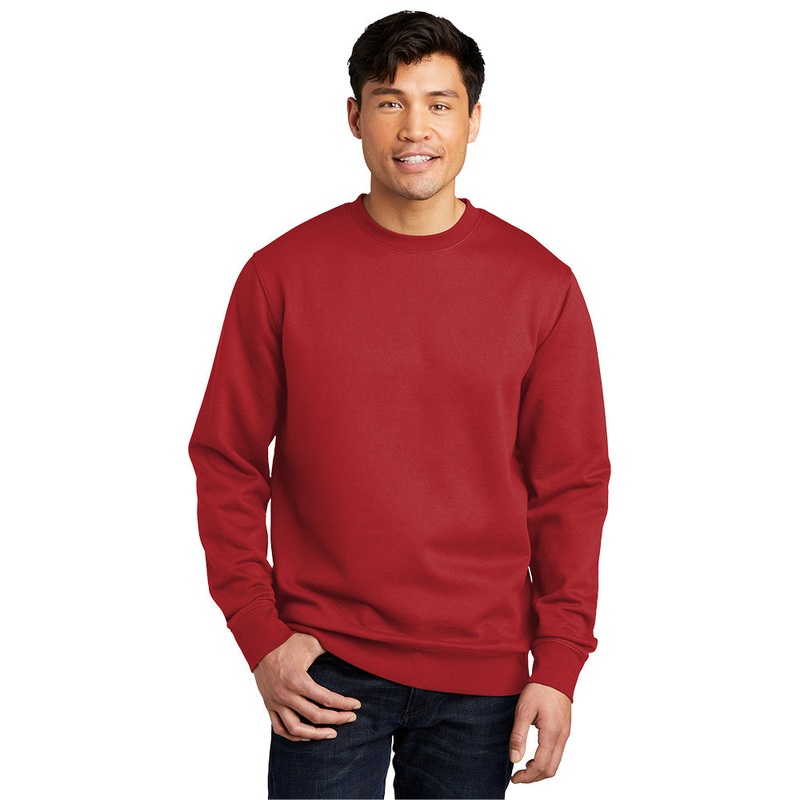 District DT6104 V.I.T. Fleece Crew – Classic Red Classic Red XS
