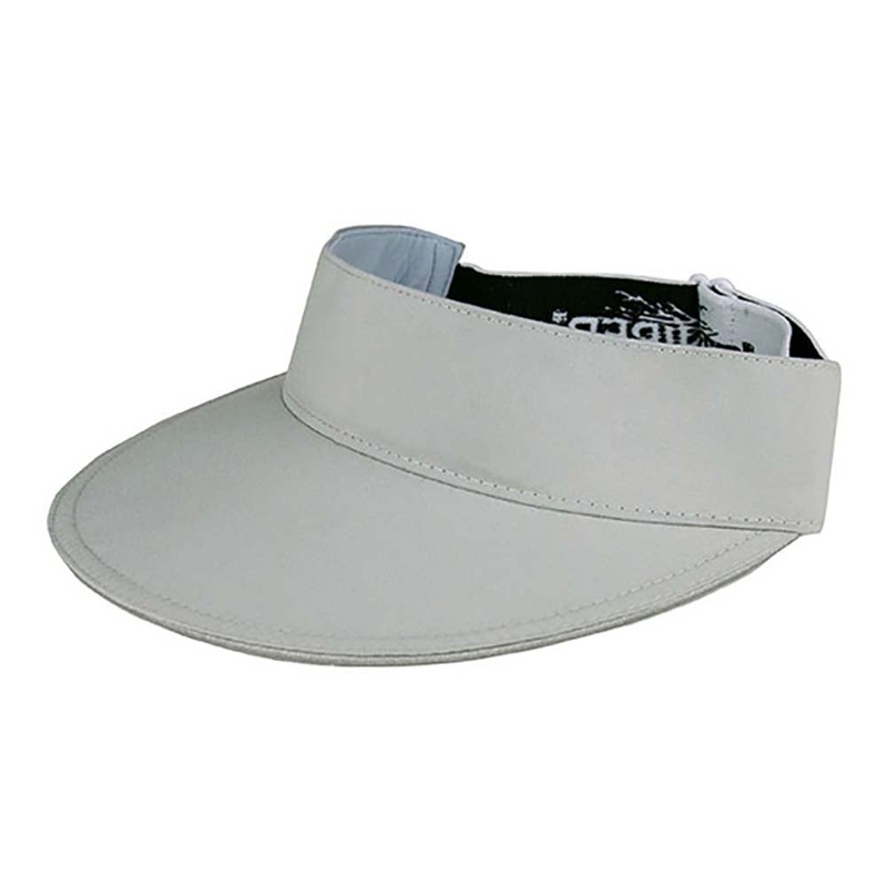 Microfiber Wide Bill Visor for Men – Juniper UV Wear Grey