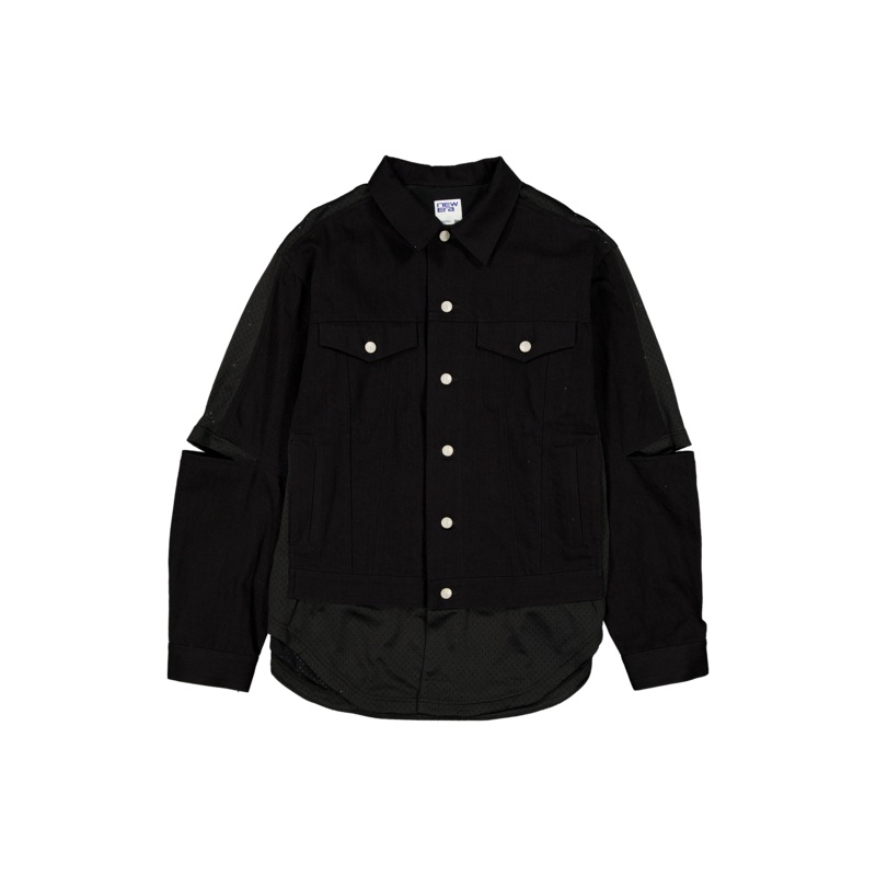 New Era Branded Mutation Black Denim Jacket S
