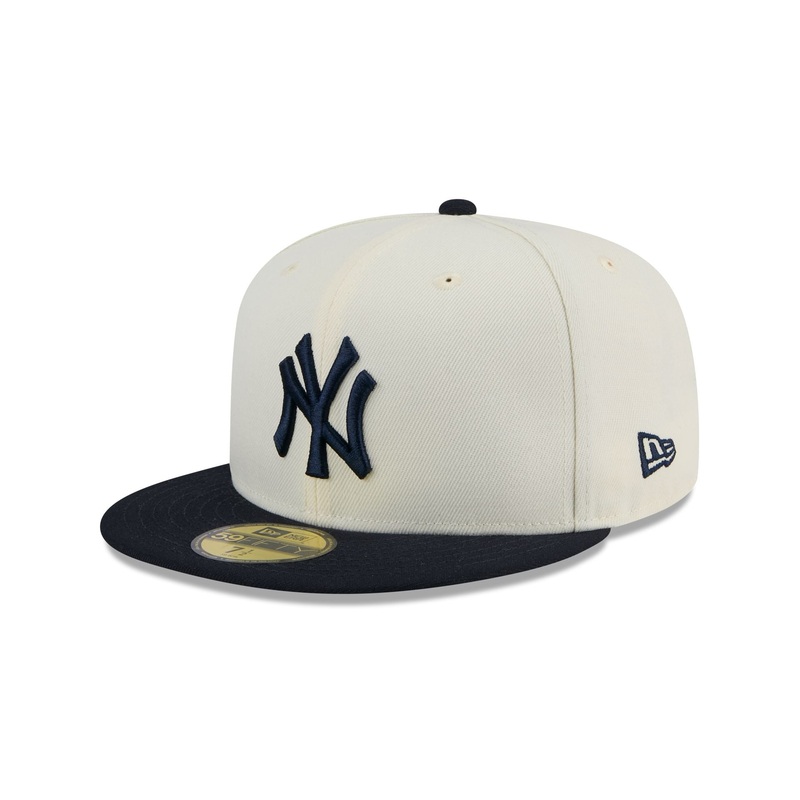 New York Yankees Chrome 59FIFTY Fitted Hat 7