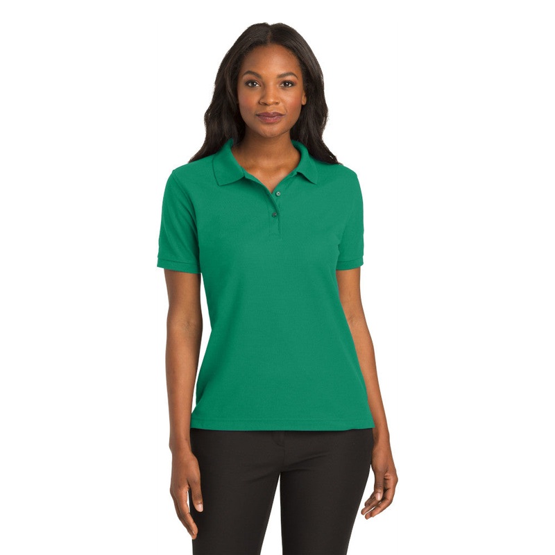 Port Authority L500 Ladies Silk Touch Polo – Kelly Green Kelly Green XS