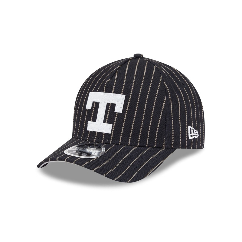 Texas Rangers Dotted Pinstripe 9FORTY M-Crown A-Frame Adjustable Hat One Size