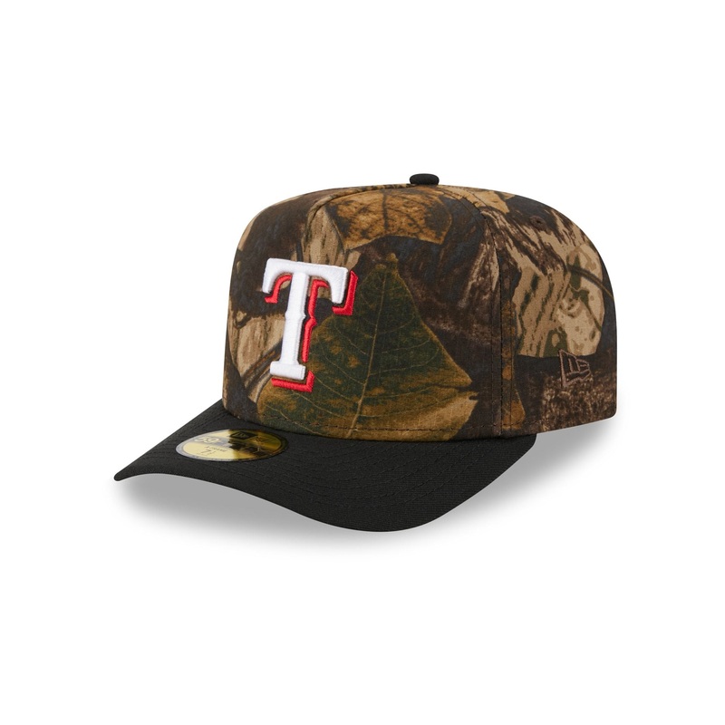 Texas Rangers Ripstop Camo 59FIFTY A-Frame Fitted Hat 7