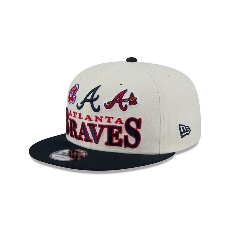 Atlanta Braves Archive 9FIFTY Snapback Hat One Size