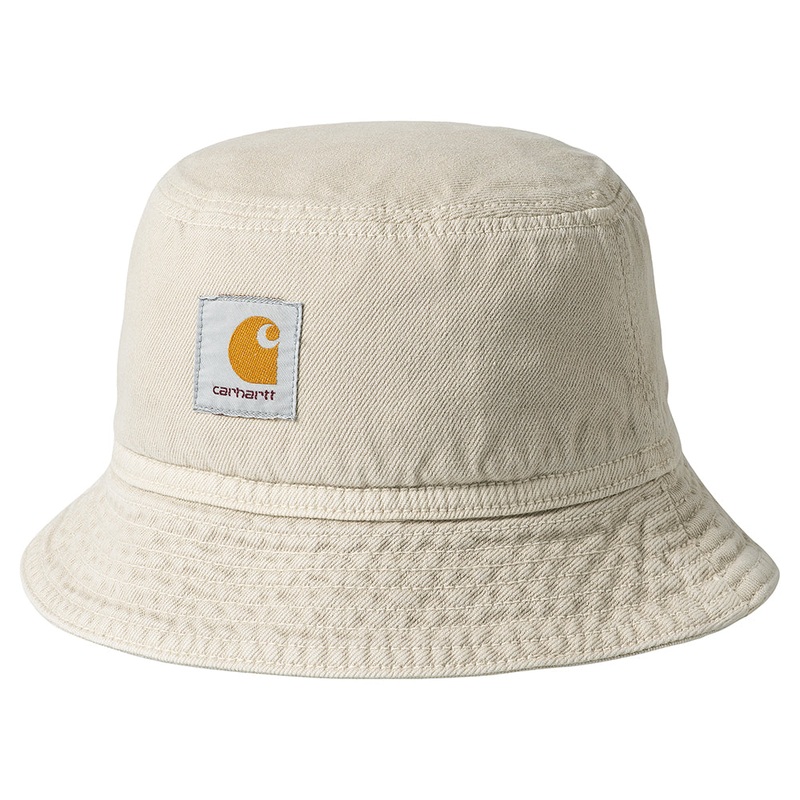 Carhartt WIP Hats Garrison Cotton Twill Bucket Hat – Stone Small/Medium
