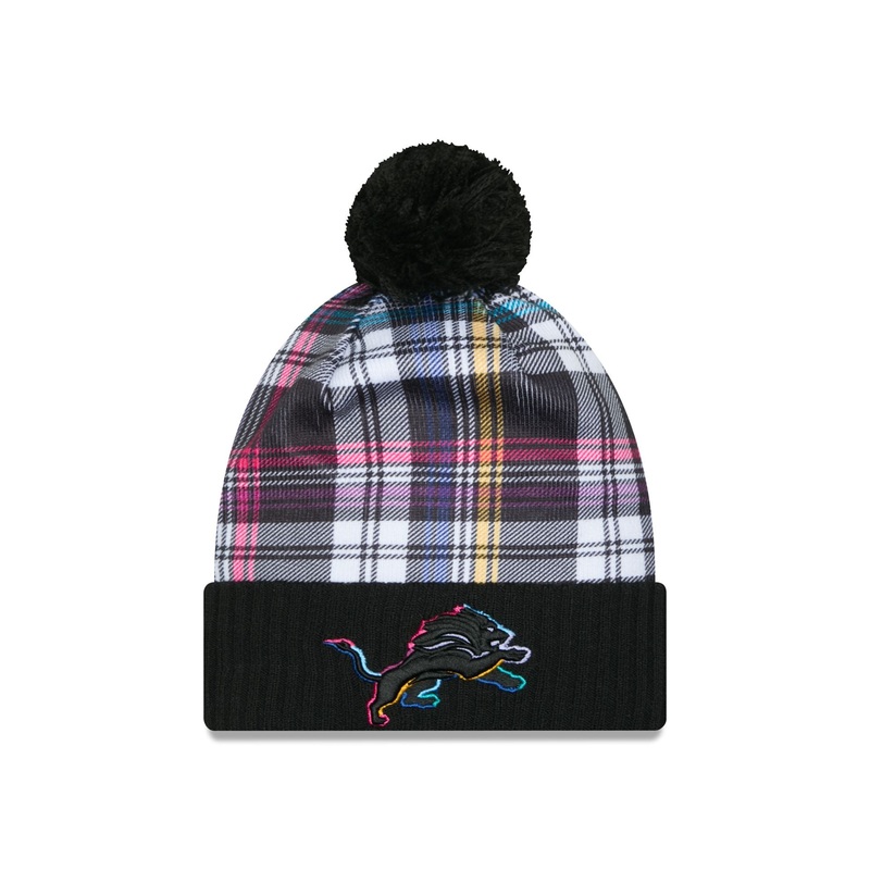 Detroit Lions 2024 Crucial Catch Sport Pom Knit Hat One Size
