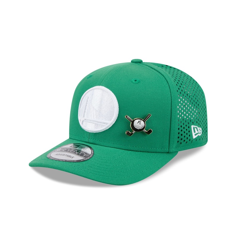 Golden State Warriors Tee Time 9SEVENTY Trucker Hat One Size