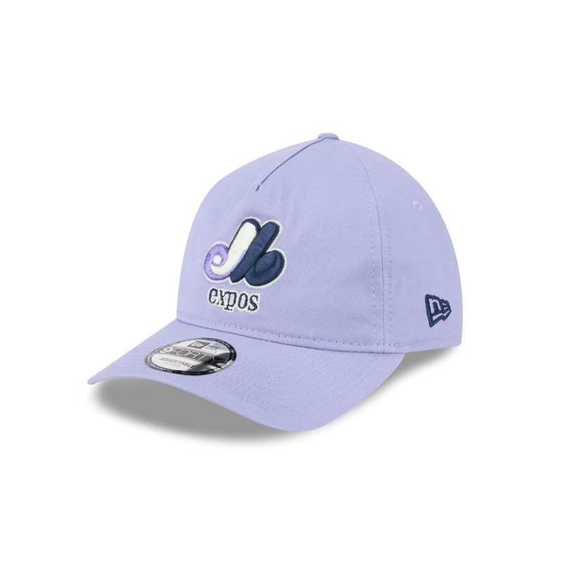Montreal Expos Lavender 9TWENTY A-Frame Adjustable Hat One Size