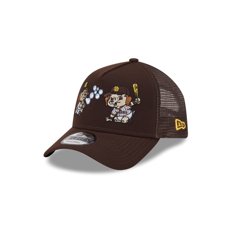 San Diego Padres Generation Mascots 9FORTY A-Frame Trucker Hat One Size