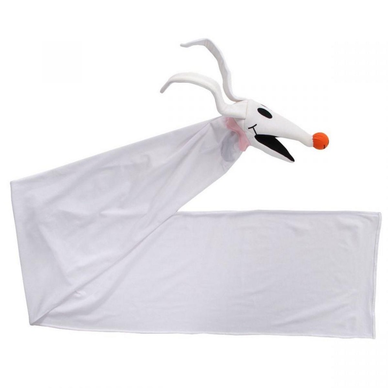 The Nightmare Before Christmas Zero Puppet and Scarf WHITE ONE SIZE FITS MOST
