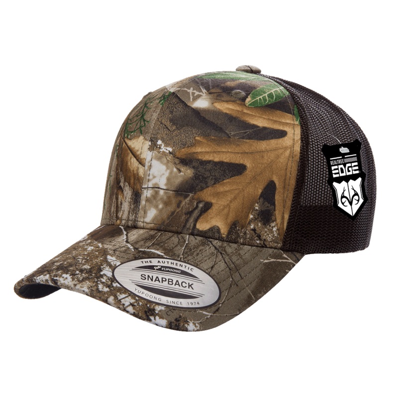 YP Classics 6606RC Realtree Camo Retro Trucker Cap Realtree Edge/Brown