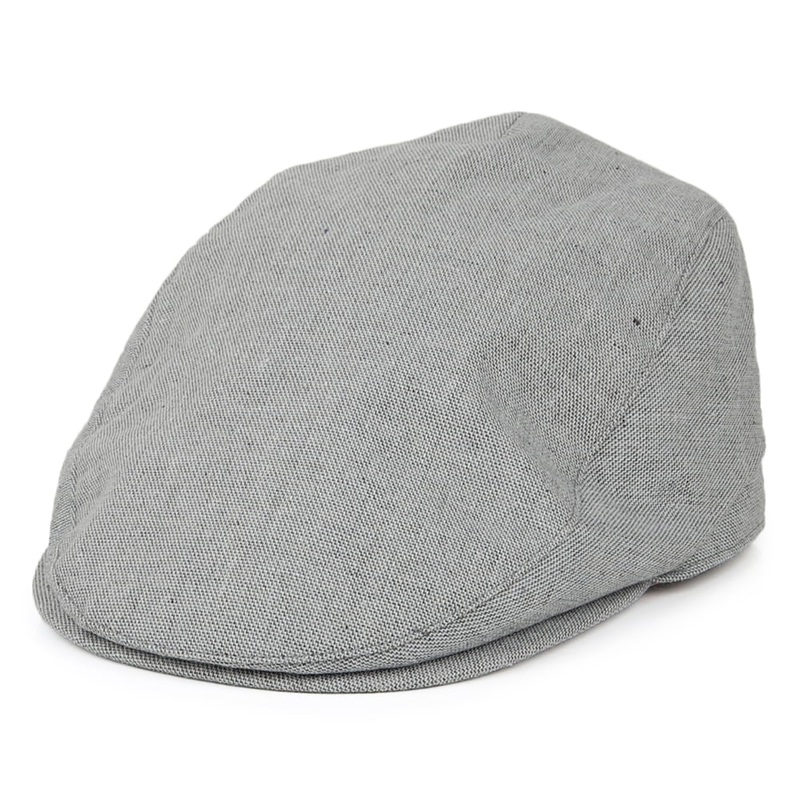 Barbour Hats Hetton Flat Cap – Light Grey S