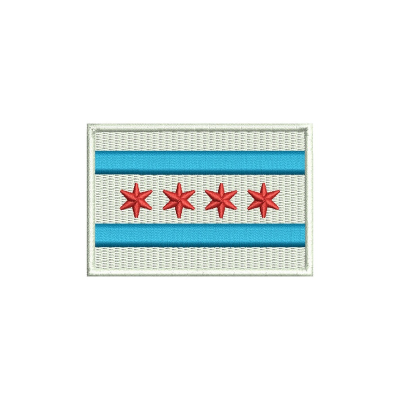 Chicago Flag Default Title One Size