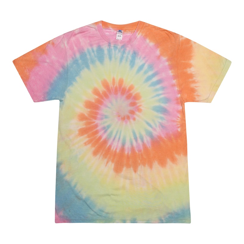 Colortone 1090 Festival Tie-Dyed Burnout T-Shirt Pastel S