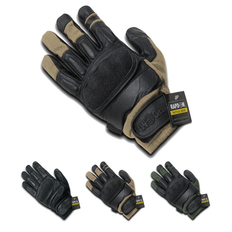 Kevlar Tactical Gloves, Combat Military Gloves – RapDom T12 Black XS