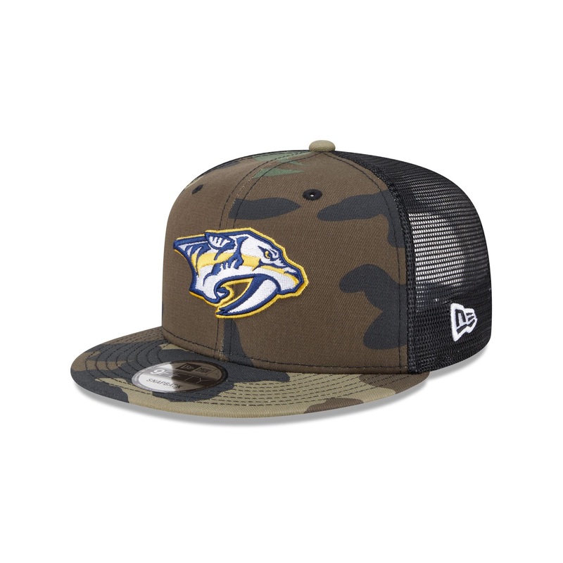 Nashville Predators Camo 9FIFTY Trucker Hat One Size